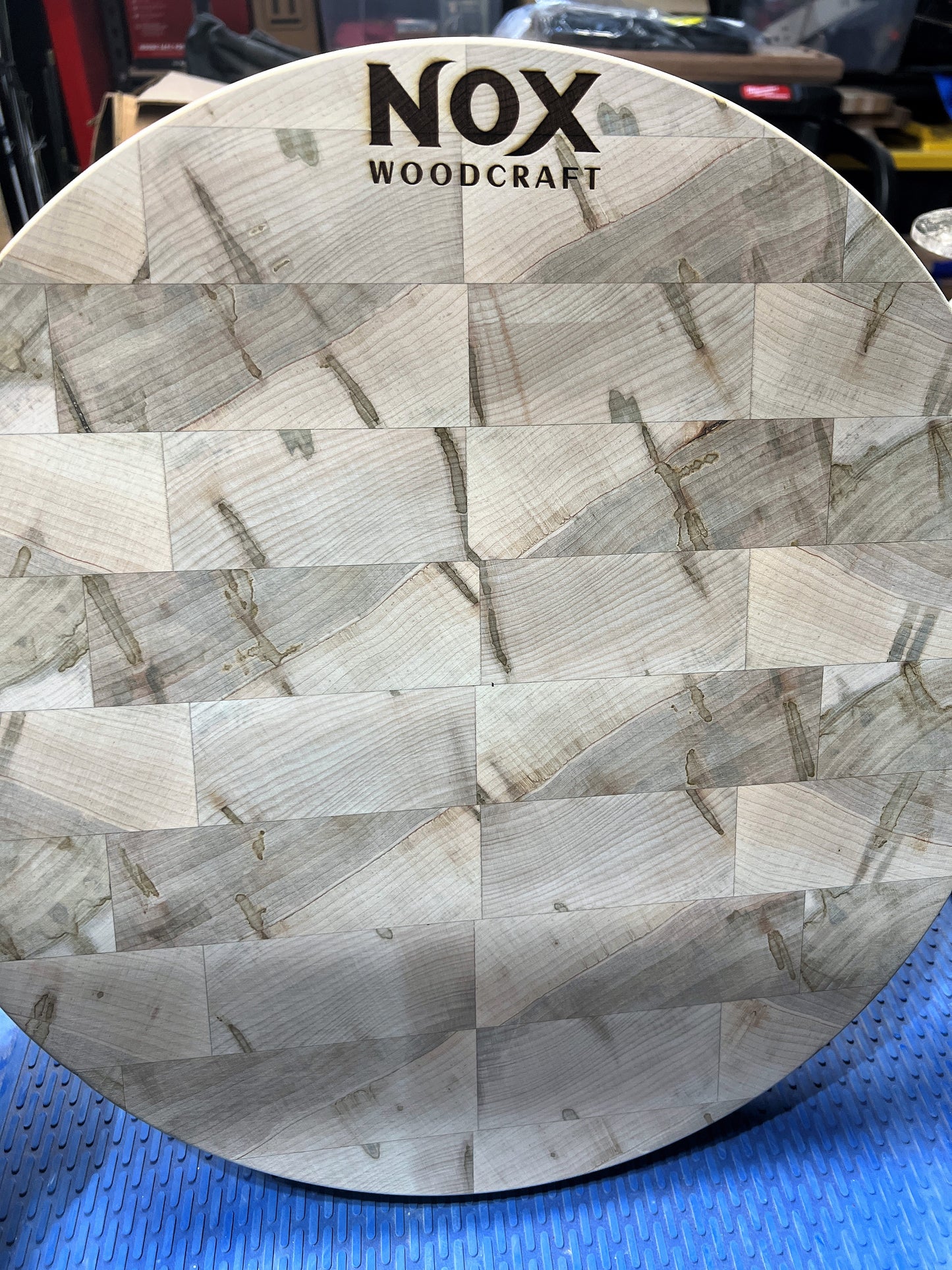 End Grain Cutting Board - Ambrosia Maple