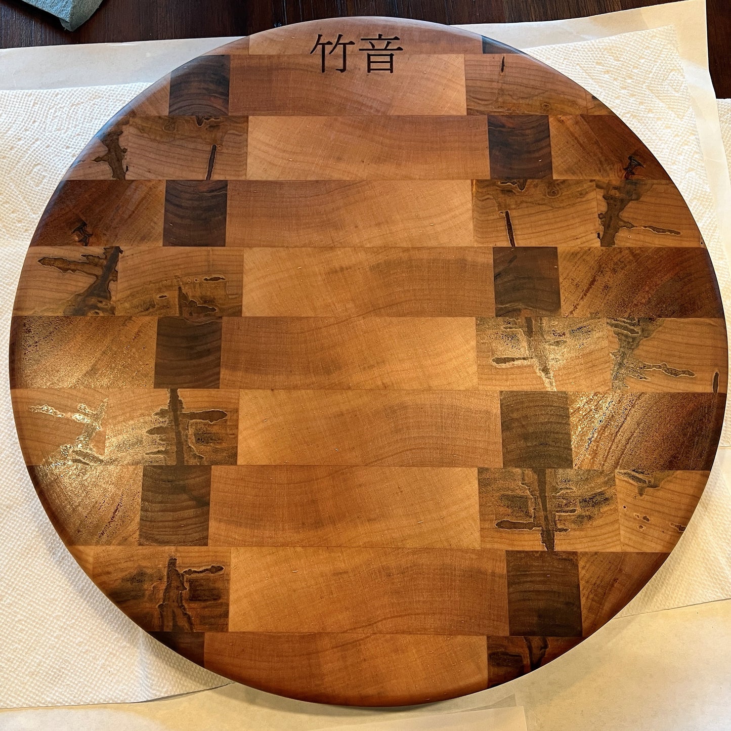 End Grain Cutting Board - Ambrosia Maple