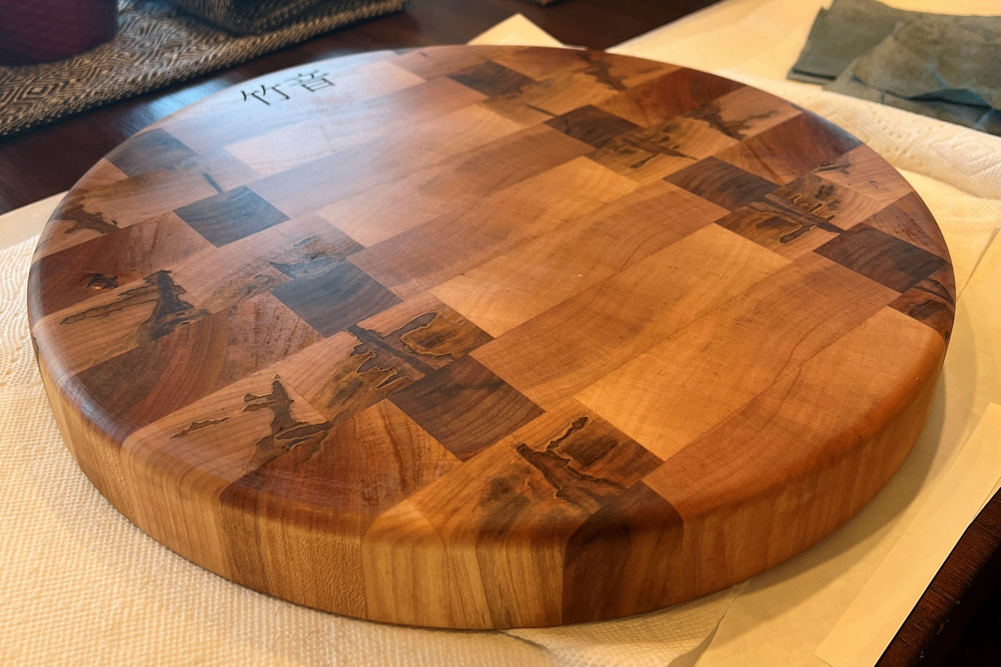 End Grain Cutting Board - Ambrosia Maple